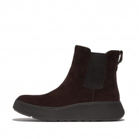обувки,дамски,боти,fitflop,f,mode,suede,flatform,chelsea,boots,brown