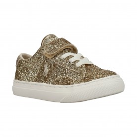 Маратонки Polo Ralph Lauren Kids' Ryley Court Trainers - Gold/Cream маратонки,polo,ralph,lauren,kids',ryley,court,trainers,gold,cream