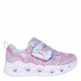 Маратонки Skechers Kids Heart Lights Boogie Land Light Up Trainers - Lavender маратонки,детски,маратонки,skechers,kids,heart,lights,boogie,land,light,up,trainers,lavender