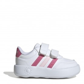 Маратонки adidas Kids Breaknet 3.0 Low-Top Trainers - White/Pink маратонки,детски,маратонки,adidas,kids,breaknet,3,0,low,top,trainers,white,pink