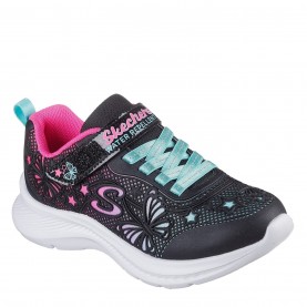 детски,маратонки,детски,маратонки,skechers,flower,theme,kpu,water,repellent,sn,runners,girls,black,pink
