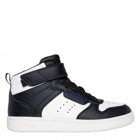 Детски високи кецове Skechers High Top Gore & Strap Sneaker W Qtr High-Top Trainers Unisex Kids - Black/White детски,високи,кецове,отново,на,училище,детски,маратонки,skechers,high,top,gore,strap,sneaker,w,qtr,high,top,trainers,unisex,kids,black,white