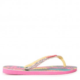 Havaianas Havaianas Slim Canvl Ch99 - Pink Flux детски,джапанки,и,чехли,детски,сандали,havaianas,havaianas,slim,canvl,ch99,pink,flux