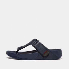 сандали,fitflop,trakk,ii,leather,toe,post,sandals,navy
