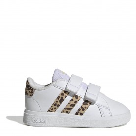 Детски обувки adidas Grand Court 2.0 Shoes Infant Girls - White/Animal детски,обувки,детски,маратонки,adidas,grand,court,2,0,shoes,infant,girls,white,animal