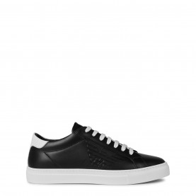 маратонки,за,училище,ученически,обувки,emporio,armani,leather,sneakers,juniors,black&amp;black