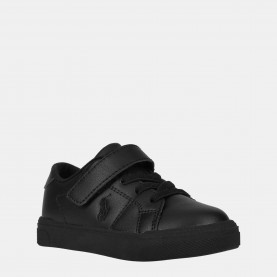 Маратонки Polo Ralph Lauren Kids Sutton Low-Top Trainers - Triple Black маратонки,polo,ralph,lauren,kids,sutton,low,top,trainers,triple,black