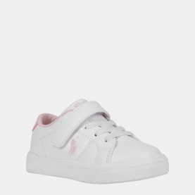 Маратонки Polo Ralph Lauren Boys Sutton Low-Top Trainers - White/Pink маратонки,polo,ralph,lauren,boys,sutton,low,top,trainers,white,pink