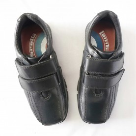 Обувки Lambretta Hammer Velcro Moc Toe Formal Shoes - Black обувки,детски,обувки,lambretta,hammer,velcro,moc,toe,formal,shoes,black