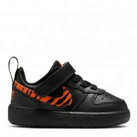 Детски обувки Nike Court Borough Low Recraft Infant Shoes - Black/Tot Orng детски,обувки,детски,маратонки,nike,court,borough,low,recraft,infant,shoes,black,tot,orng