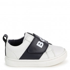 boss,logo,trainers,infants,white,10p