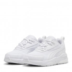 Детски маратонки Puma Vis2K Trainers Childrens - White/White детски,маратонки,разпродажба,puma,детски,маратонки,puma,vis2k,trainers,childrens,white,white