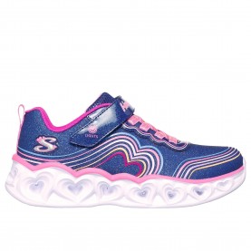 Детски маратонки Skechers Heart Lights - Retro Hearts Light Up Trainers Girls - Navy/Pink детски,маратонки,детски,маратонки,skechers,heart,lights,retro,hearts,light,up,trainers,girls,navy,pink
