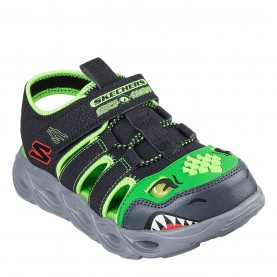 детски,сандали,детски,маратонки,skechers,s,lights,thermo,flash,sandals,childrens,black,green