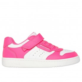 детски,маратонки,детски,маратонки,skechers,gore,&amp;,strap,sneaker,w,qtr,perfs,low,top,trainers,girls,neon,pink,synth