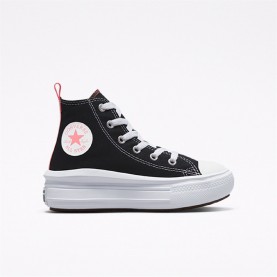 Детски маратонки Converse Unisex Kids' Chuck Taylor All Star Mov Canvas High-Top Trainers - 001-Black/Nat детски,маратонки,детски,летни,маратонки,и,платнени,обувки,маратонки,за,училище,ученически,обувки,разпродажба,converse,детски,обувки,от,текстил,детски,висок