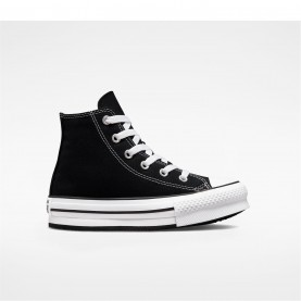 Маратонки Converse Kids' Chuck Taylor All Star Eva Canvas High-Top Trainers - 001-Black/Whi маратонки,детски,летни,маратонки,и,платнени,обувки,маратонки,за,училище,ученически,обувки,кецове,за,училище,разпродажба,converse,детски,обувки,от,текстил,д