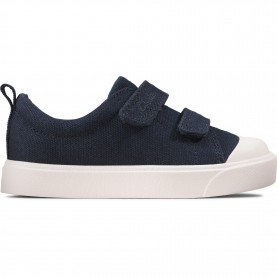 Clarks City Bright Sneakers - Navy Canvas clarks,city,bright,sneakers,navy,canvas