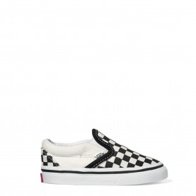детски,обувки,за,прохождане,vans,checker,slip,on,crib,shoes,unisex,infants,black,white