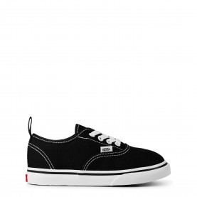 детски,обувки,vans,authentic,elastic,lace,shoes,infants,black,white