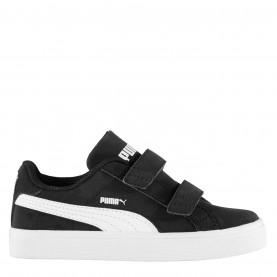 детски,маратонки,кецове,за,училище,детски,маратонки,puma,smash,vulc,child,boys,trainers,black,white