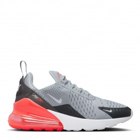 Юношески маратонки Nike Air Max 270 React Junior Trainers - Grey/Red юношески,маратонки,детски,маратонки,nike,air,max,270,react,junior,trainers,grey,red
