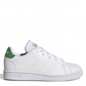 Юношески обувки Adidas Advantage Juniors Shoes - FWht/Green/Blk юношески,обувки,детски,маратонки,adidas,advantage,juniors,shoes,fwht,green,blk