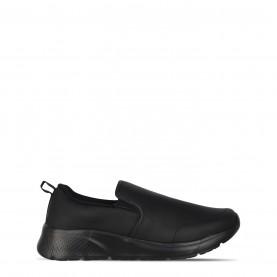 Юношески маратонки Slazenger Zeal Slip On Trainers Junior - Black Lth юношески,маратонки,slazenger,zeal,slip,on,trainers,junior,black,lth