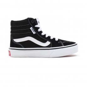 юношески,високи,кецове,детски,обувки,vans,filmore,high,tops,junior,black,white