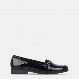 Miso Bar Junior Girls Loafers - Black Patent miso,bar,junior,girls,loafers,black,patent
