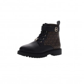 MICHAEL Michael Kors Kids Arlene Biker Boot - Black/Brown michael,michael,kors,kids,arlene,biker,boot,black,brown