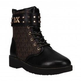 MICHAEL MICHAEL KORS Mmk Haskell Boot Jn44 - Black/Brown michael,michael,kors,mmk,haskell,boot,jn44,black,brown