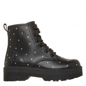 Skechers Kids Ankle Heeled Boot - Black отново,на,училище,детски,боти,skechers,kids,ankle,heeled,boot,black