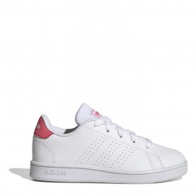 Детски маратонки Adidas Kids' Advantage Low-Top Trainers - White/Pink детски,маратонки,промоция,на,зимни,облекла,adidas,kids',advantage,low,top,trainers,white,pink