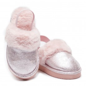 чехли,be,you,shimmer,sling,back,slipper,pink