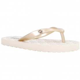 MICHAEL MICHAEL KORS MMK Jinx Flip Flop Jn62 - Gold Vanilla michael,michael,kors,mmk,jinx,flip,flop,jn62,gold,vanilla