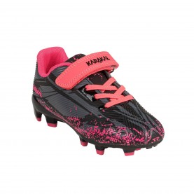 Детски футболни бутонки Karakal Gaelic 3 Firm Ground Football Boots Child - Black/Pink детски,футболни,бутонки,детски,футболни,обувки,детски,футболни,обувки,футболни,обувки,за,твърд,терен,всички,футболни,обувки,футбол,karakal,gaelic,3,firm,gr