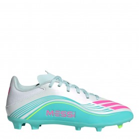 Детски футболни бутонки Adidas F50 League Childrens Firm Ground Football Boots - Wht/Pink/Blue детски,футболни,бутонки,разпродажба,adidas,детски,футболни,обувки,детски,футболни,обувки,футболни,обувки,adidas,футболни,обувки,adidas,ace,футболни,обувки,