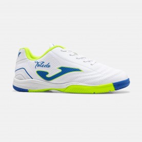 Футболни обувки Joma Kids Toledo Lace Up Indoor Football Boots - White футболни,обувки,детски,маратонки,за,футбол,на,закрито,детски,футболни,обувки,всички,футболни,обувки,детски,футболни,обувки,футболни,обувки,за,мек,терен,jom