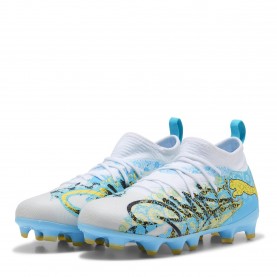 Детски футболни бутонки PUMA Future 9 Match Firm Ground Football Boots Childrens - White/Blue/Yel детски,футболни,бутонки,детски,футболни,обувки,детски,футболни,обувки,футбол,puma,future,9,match,firm,ground,football,boots,childrens,white,blue,yel