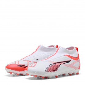Детски футболни бутонки Puma Unisex Kids Ultra 5 Match+ Firm Ground Football Boots - White-Bl детски,футболни,бутонки,детски,футболни,обувки,детски,футболни,обувки,всички,футболни,обувки,футболни,обувки,за,мек,терен,футболни,обувки,за,твърд,терен,фу