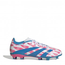 Детски футболни бутонки Adidas Predator League Childrens Firm Ground Football Boots - White/Pink детски,футболни,бутонки,коледни,подаръци,за,футболните,фенове,разпродажба,adidas,детски,футболни,обувки,детски,футболни,обувки,футболни,обувки,adidas,футбо