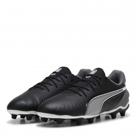 Детски футболни бутонки Puma King Match Fg/Ag Jr Firm Ground Football Boots Unisex Kids - Blk-Wh-CDGray детски,футболни,бутонки,детски,футболни,обувки,всички,футболни,обувки,детски,футболни,обувки,футболни,обувки,за,мек,терен,футбол,puma,king,match,fg,ag,jr,f