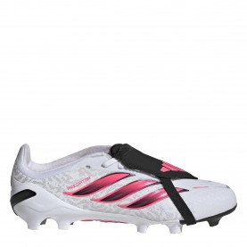 Юношески футболни бутонки adidas Predator Elite Fold Over Tongue Firm Ground Football Boots Juniors - White/Coral юношески,футболни,бутонки,детски,футболни,обувки,всички,футболни,обувки,детски,футболни,обувки,футбол,adidas,predator,elite,fold,over,tongue,firm,ground,fo