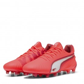 Юношески футболни бутонки Puma King Ultimate Firm Ground Football Boots Juniors - Glowing Red юношески,футболни,бутонки,разпродажба,puma,детски,футболни,обувки,детски,футболни,обувки,футболни,обувки,adidas,messi,футболни,обувки,puma,футболни,обувки,