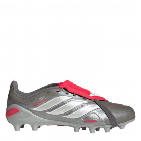 Юношески футболни стоножки Adidas Predator Fold-Over Tongue League Astro Turf Football Boots Juniors - Grey/Red юношески,футболни,стоножки,разпродажба,adidas,детски,футболни,обувки,детски,футболни,обувки,футболни,обувки,adidas,футболни,обувки,adidas,ace,футболни,обув