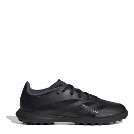 Юношески футболни стоножки adidas Predator 24 League Junior Astro Turf Football Boots - Black/Grey юношески,футболни,стоножки,детски,футболни,обувки,всички,футболни,обувки,детски,футболни,обувки,футболни,обувки,за,мек,терен,adidas,predator,24,league,juni