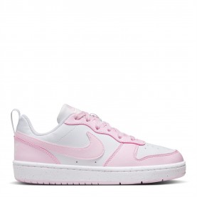 Детски обувки Nike Court Borough Low Recraft Big Kids' Shoes - WHITE/PINK FOAM детски,обувки,детски,маратонки,nike,court,borough,low,recraft,big,kids',shoes,white,pink,foam