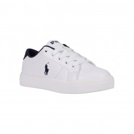 Юношески маратонки Polo Ralph Lauren Juniors Sutton Low-Top Trainers - White/Navy юношески,маратонки,polo,ralph,lauren,juniors,sutton,low,top,trainers,white,navy