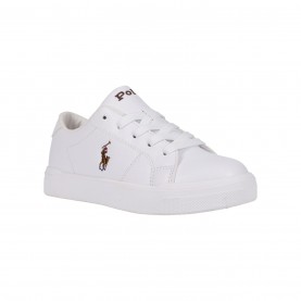 Юношески маратонки Polo Ralph Lauren Juniors Sutton Low-Top Trainers - White/Multi PP юношески,маратонки,polo,ralph,lauren,juniors,sutton,low,top,trainers,white,multi,pp